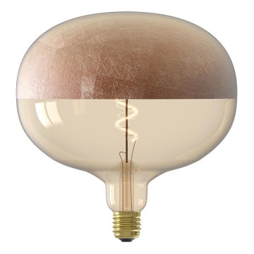 Ampoule LED dimmable à filament, finition cuivrée, culot E27, 6W, 230V, 1800 K, IRC 90