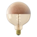 Ampoule LED dimmable à filament G125, culot E27 – 4W, 230V, 1800K, finition cuivrée, IRC 90