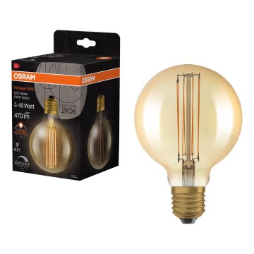 Ampoule LED dimmable à filament vintage E27, 5,8 W, 230 V, 2200 K - Osram