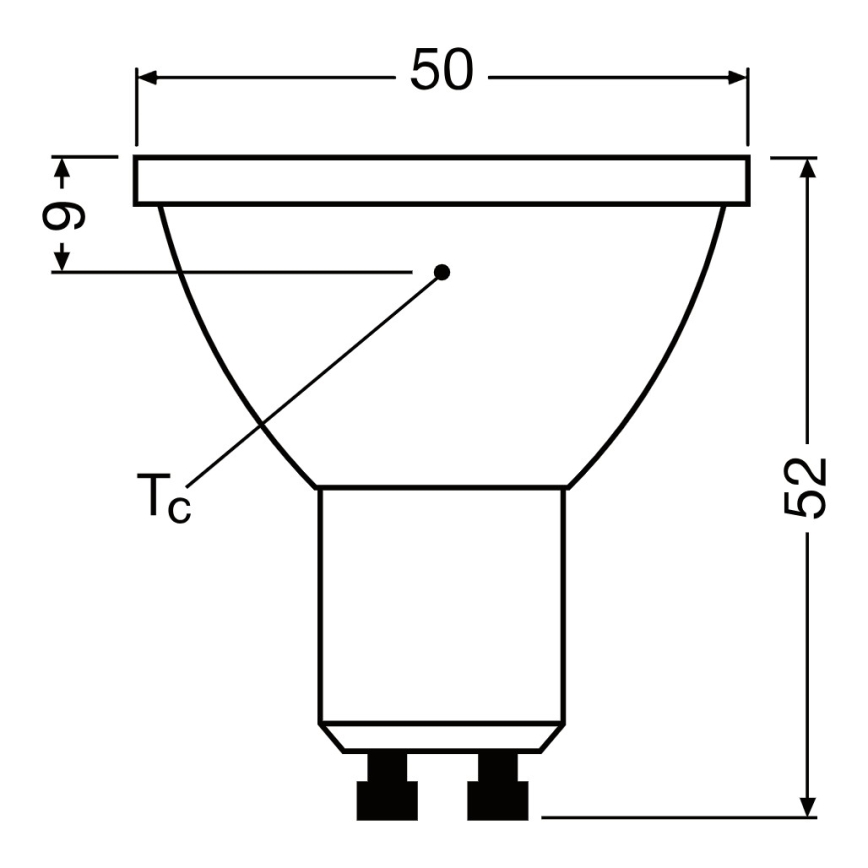 Ampoule LED réflecteur dimmable PAR16 GU10/7W/230V 2700K 120° IRC 90 - Ledvance