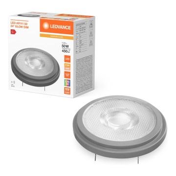 Ampoule LED dimmable AR111 G53/7,2W/12V 1800-2700K 24° IRC 90 - Ledvance
