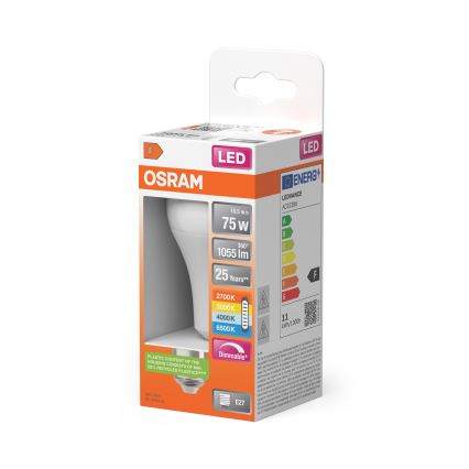 Ampoule LED dimmable CLASSIC A60 E27/10,5W/230V 2700/3000/4000/6500K - Osram
