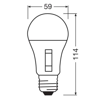 Ampoule LED dimmable CLASSIC A60 E27/13W/230V 2700/3000/4000/6500K - Osram