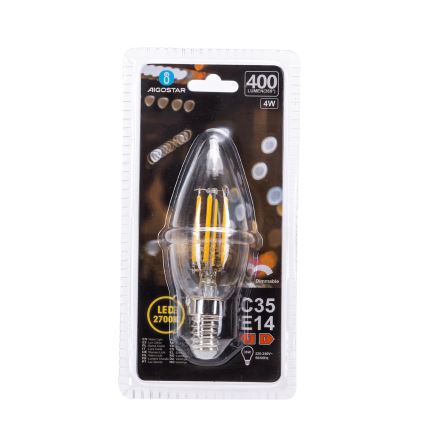 Ampoule LED dimmable FILAMENT C35 E14/4W/230V 2700K - Aigostar