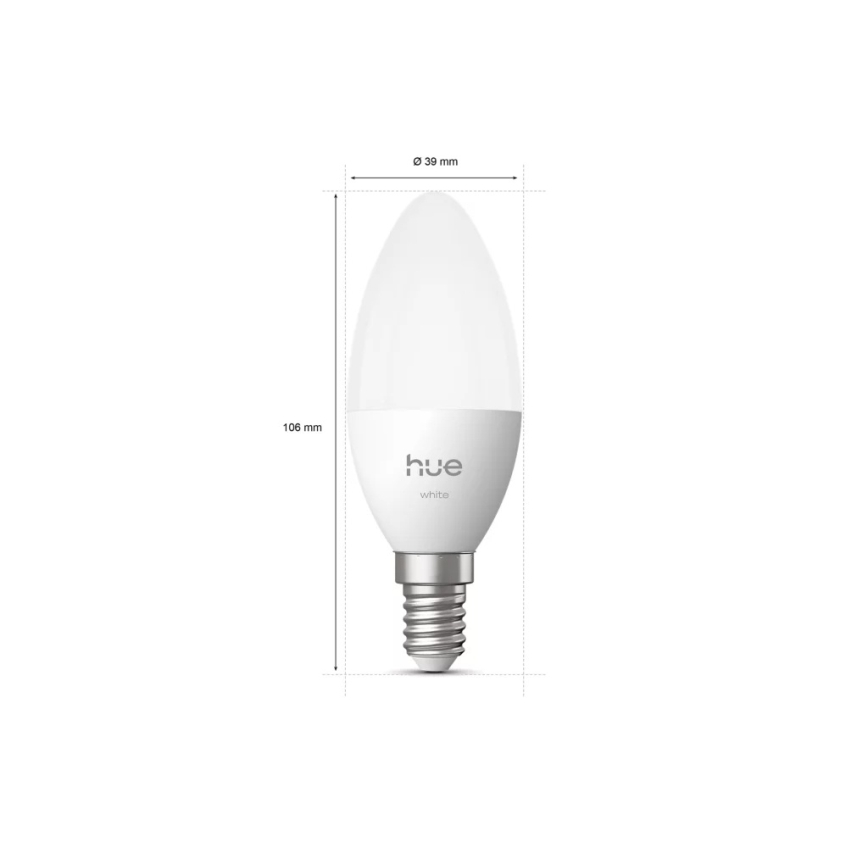 Ampoule LED dimmable Philips Hue White B39 E14/3,9W/230V 2700K