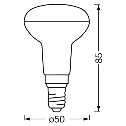 Ampoule LED dimmable à réflecteur SMART+ R50 E14/3,3W/230V 2700-6500K Wi-Fi - Ledvance