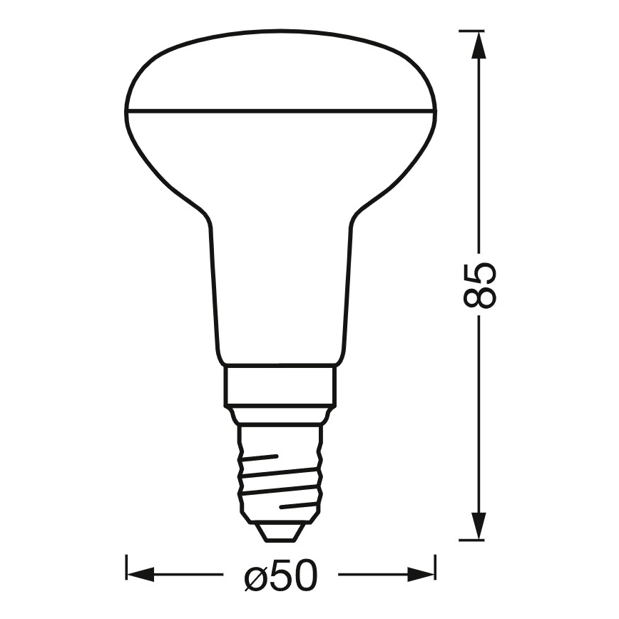 Ampoule LED dimmable à réflecteur SMART+ R50 E14/3,3W/230V 2700-6500K Wi-Fi - Ledvance