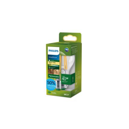 Ampoule LED dimmable ULTRAEFFICIENT VINTAGE Philips A60 E27/2,3W/230V 2700K