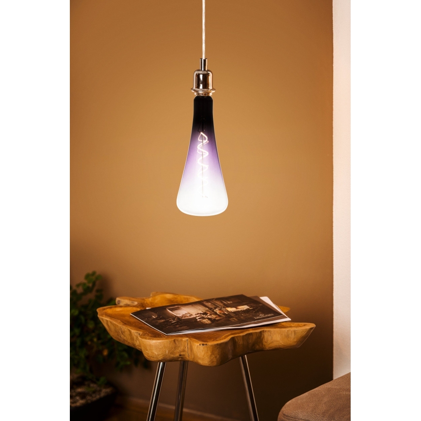 Ampoule LED dimmable VINTAGE E27/4W/230V 1800K violette - Eglo 12276