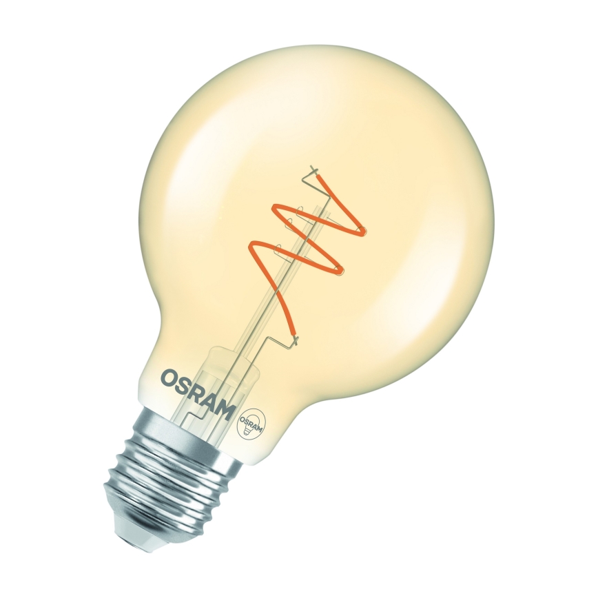 Ampoule LED dimmable VINTAGE FILAMENT E27/4,9W/230V 2200K IRC 90 - Osram