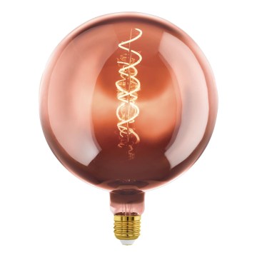 Ampoule LED dimmable VINTAGE G200 E27/4W/230V 1600K cuivrée - Eglo 110097