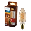Ampoule LED dimmable VINTAGE Philips E14/2,5W/230V 1800K