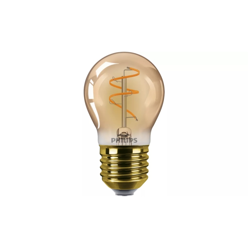 Ampoule LED dimmable VINTAGE Philips P45 E27/2,7W/230V 1800K