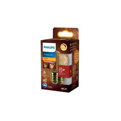 Ampoule LED dimmable VINTAGE Philips P45 E27/2,7W/230V 1800K