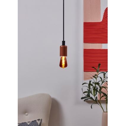 Ampoule LED dimmable VINTAGE ST48 E27/4W/230V 2000K rouge - Eglo 110199