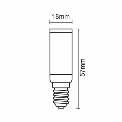 Ampoule LED E14/5W/230V 2800K