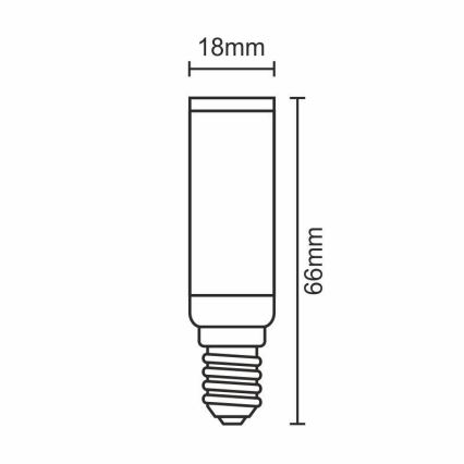 Ampoule LED E14/7W/230V 2700K