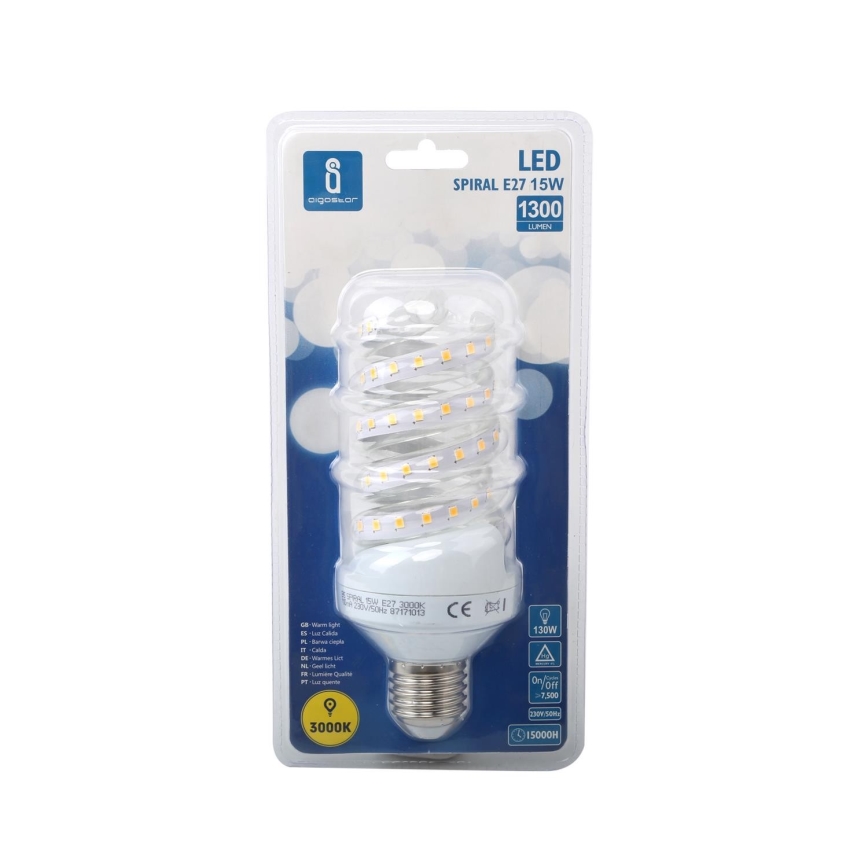 Ampoule LED E27/15W/230V 3000K - Aigostar