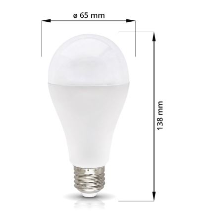 Ampoule LED E27/18W/230V 4000K