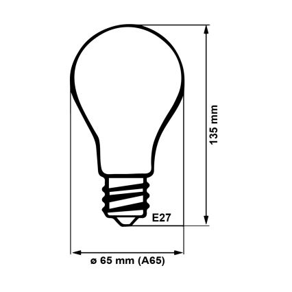 Ampoule LED E27/18W/230V 4200K