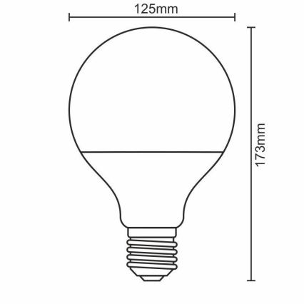 Ampoule LED E27/20W/165-265V 3000K