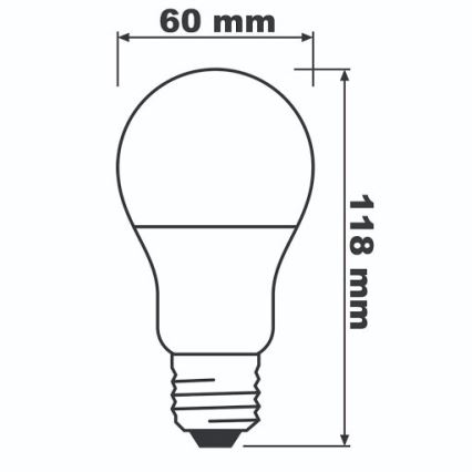 Ampoule LED ECO E27/13W/230V 2700K 1521lm