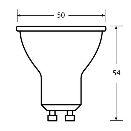 Ampoule LED ECO GU10/5W/230V 2700K 350lm