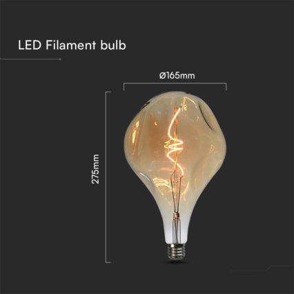 Ampoule LED FILAMENT A165 E27/4W/230V 2700K