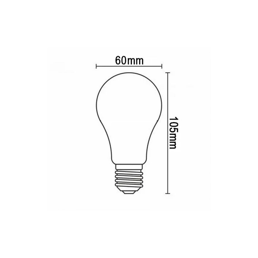 Ampoule LED FILAMENT A60 E27/12W/230V 330° 4000K