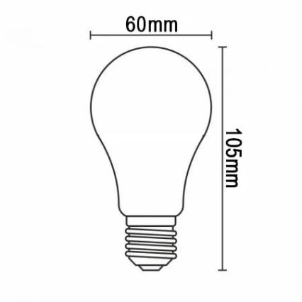 Ampoule LED FILAMENT A60 E27/6W/230V 4000K