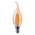 Ampoule LED FILAMENT AMBER E14/4W/230V 2200K