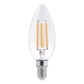 Ampoule LED filament C37, culot E14, 6 W, 230 V, 3000 K