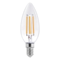 Ampoule LED Filament C37 E14/6W/230V 4000K