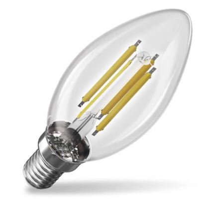 Ampoule LED FILAMENT E14/3,8W/230V 2700K Classe énergétique A