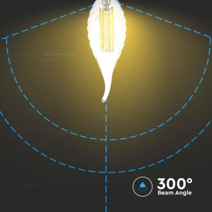 Ampoule LED FILAMENT E14/4W/230V 3000K