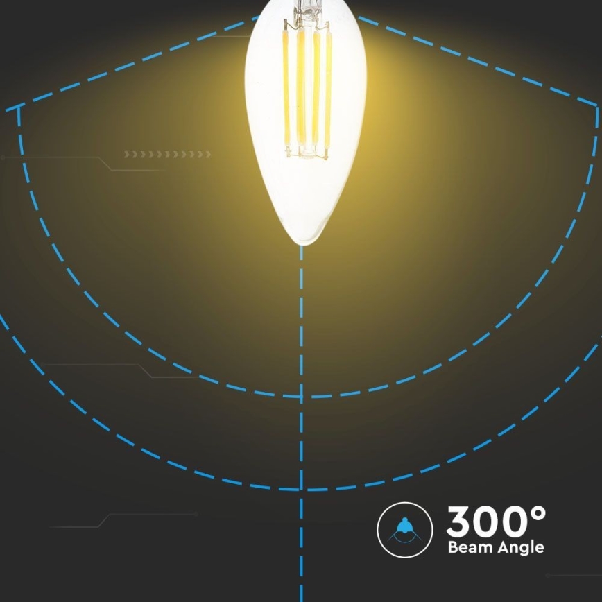 Ampoule LED FILAMENT E14/4W/230V 3000K