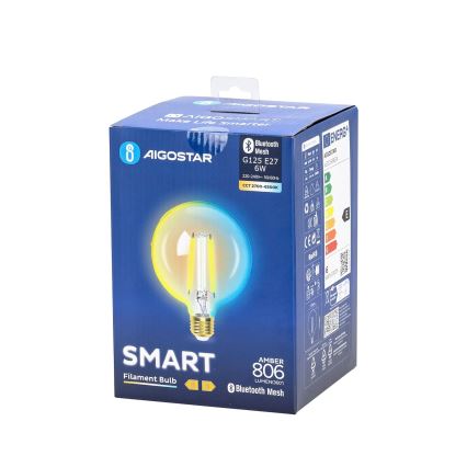 Ampoule LED FILAMENT G125 E27/6W/230V 2700-6500K - Aigostar