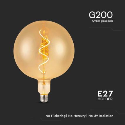 Ampoule LED FILAMENT G200 E27/4W/230V 2700K