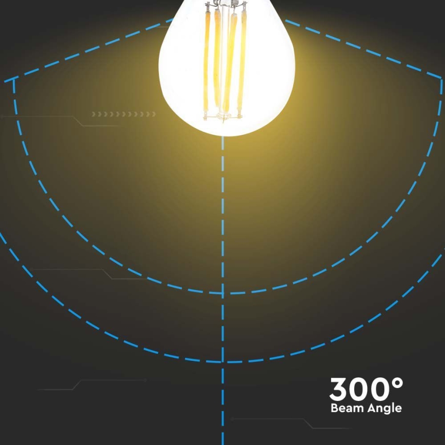 Ampoule LED FILAMENT G45 E27/6W/230V 4000K
