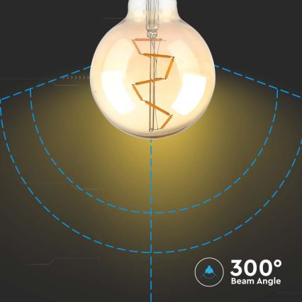 Ampoule LED FILAMENT G95 E27/4W/230V 2200K