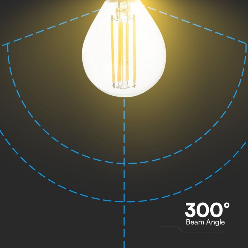 Ampoule LED FILAMENT P45 E14/6W/230V 4000K