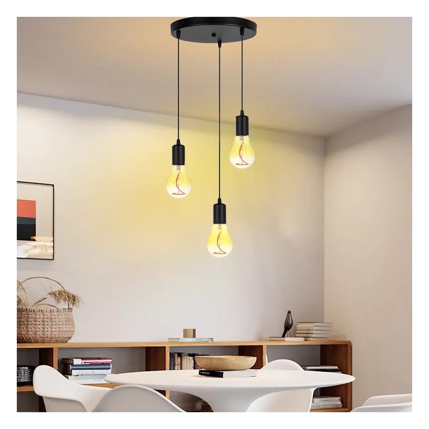 Ampoule LED FILAMENT SHAPE A60 E27/4W/230V 1800K jaune