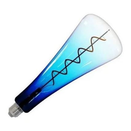 Ampoule LED FILAMENT SHAPE T110 E27/5W/230V 1800K bleu