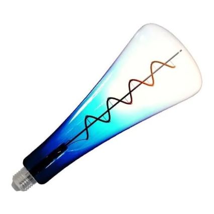 Ampoule LED FILAMENT SHAPE T110 E27/5W/230V 1800K bleu