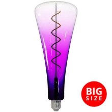 Ampoule LED FILAMENT SHAPE T110 E27/5W/230V 1800K violet