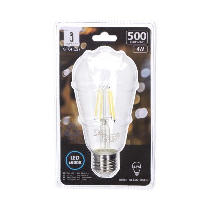 Ampoule LED FILAMENT ST64 E27/4W/230V 6500K - Aigostar