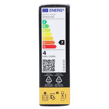Ampoule LED FILAMENT T25 E14/4W/230V 3000K - BRILAGI
