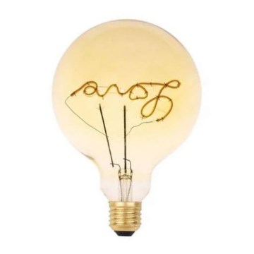 Ampoule LED FILAMENT VINTAGE LOVE G125 E27/2W/230V 2000K