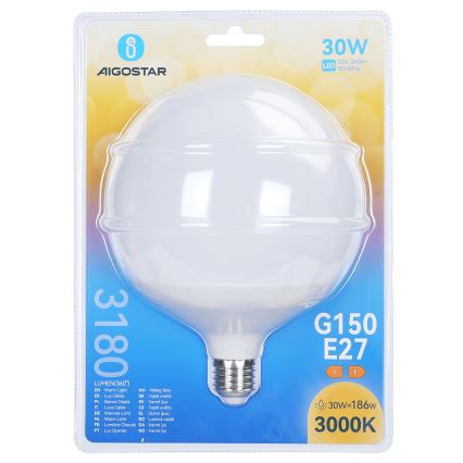 Ampoule LED G150 E27/30W/230V 3000K - Aigostar