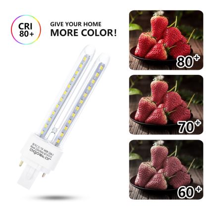 Ampoule LED G24D-3/11W/230V 6500K - Aigostar